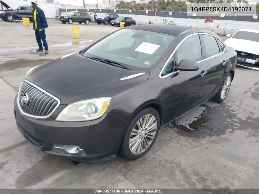 2013 Buick Verano VIN: 1G4PP5SK4D4192071 Lot: 39577106