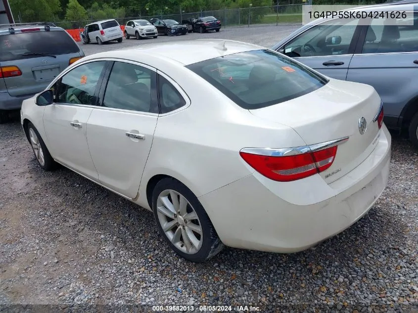 2013 Buick Verano VIN: 1G4PP5SK6D4241626 Lot: 39582013