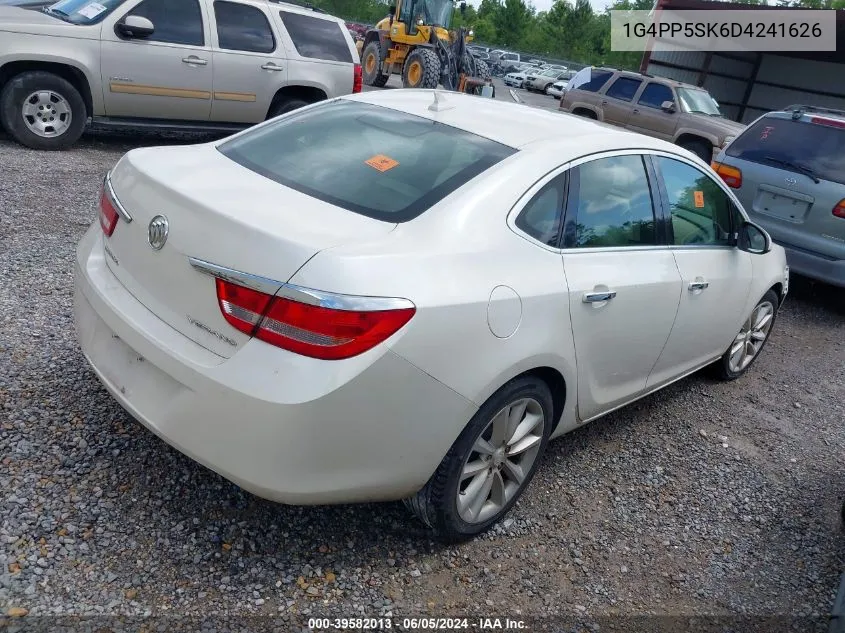 2013 Buick Verano VIN: 1G4PP5SK6D4241626 Lot: 39582013