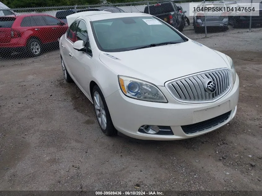 2013 Buick Verano VIN: 1G4PP5SK1D4147654 Lot: 39589436