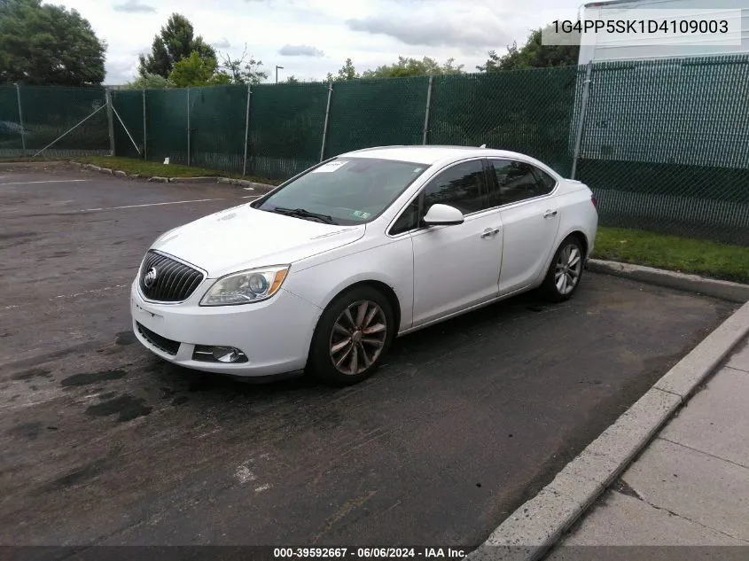 2013 Buick Verano VIN: 1G4PP5SK1D4109003 Lot: 39592667