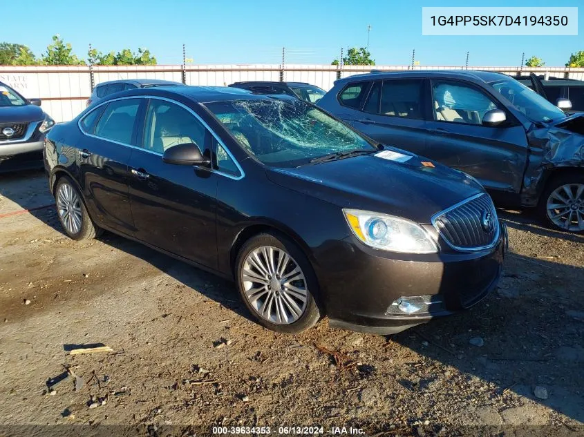 2013 Buick Verano VIN: 1G4PP5SK7D4194350 Lot: 39634353