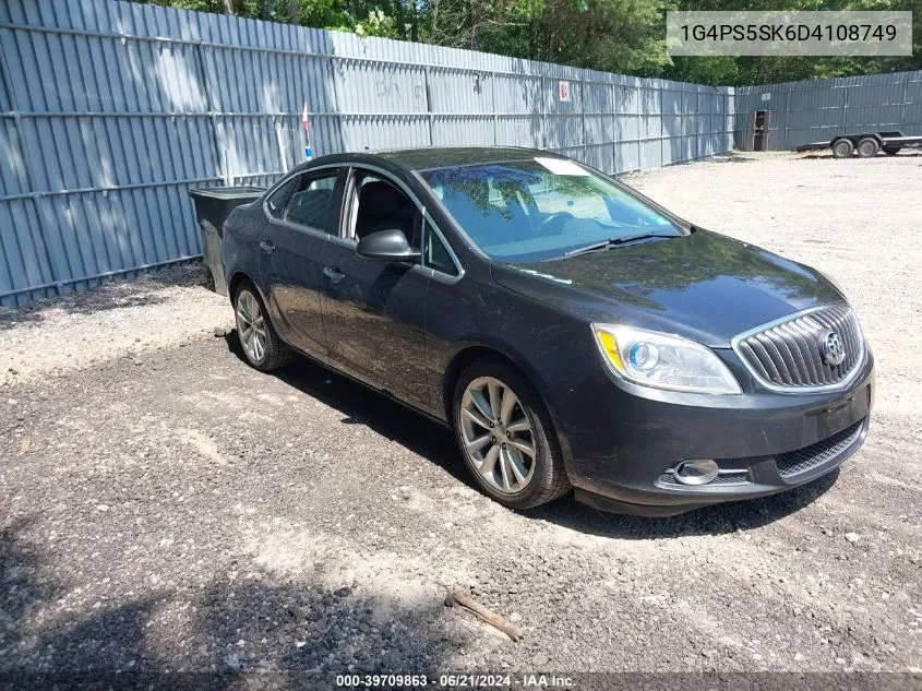 2013 Buick Verano Leather Group VIN: 1G4PS5SK6D4108749 Lot: 39709863