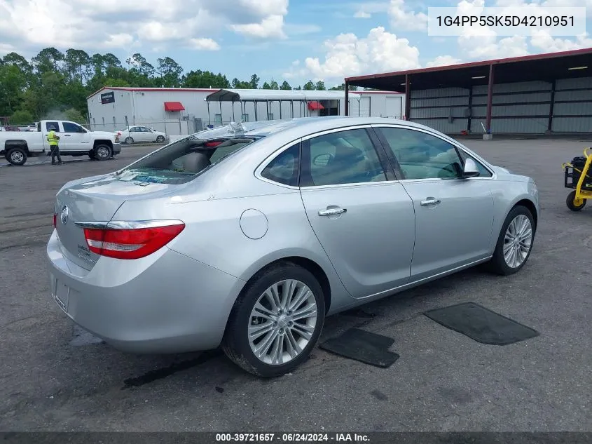 2013 Buick Verano VIN: 1G4PP5SK5D4210951 Lot: 39721657