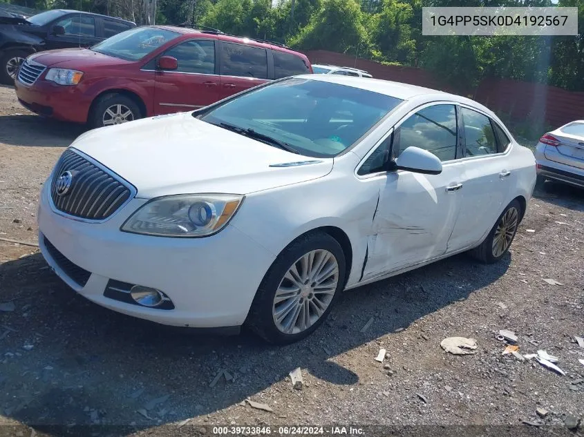 2013 Buick Verano VIN: 1G4PP5SK0D4192567 Lot: 39733846