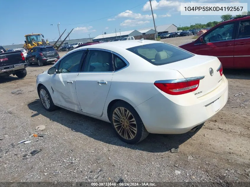 2013 Buick Verano VIN: 1G4PP5SK0D4192567 Lot: 39733846