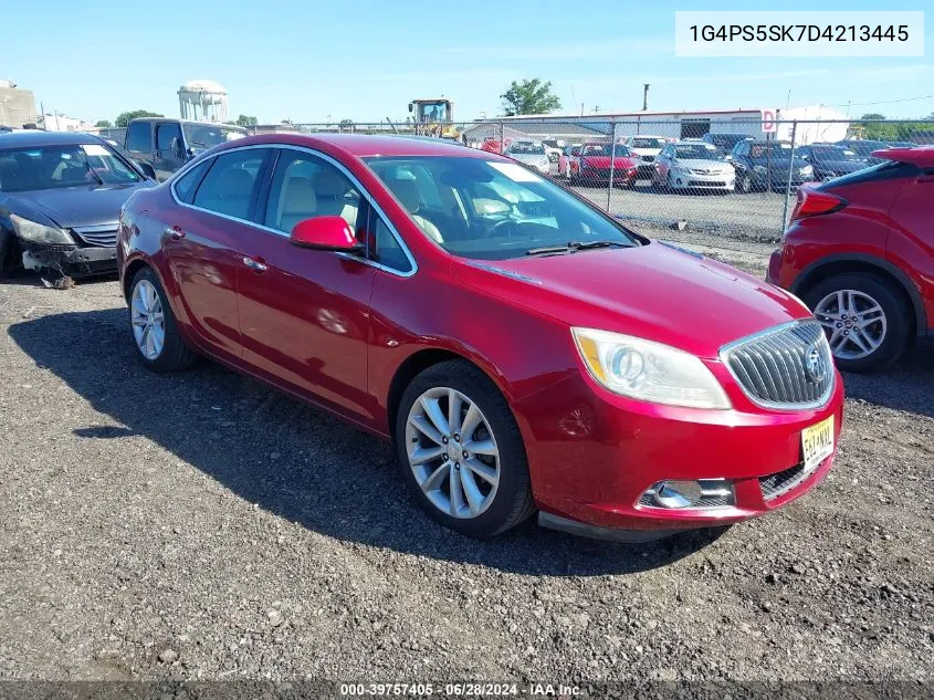 2013 Buick Verano Leather Group VIN: 1G4PS5SK7D4213445 Lot: 39757405