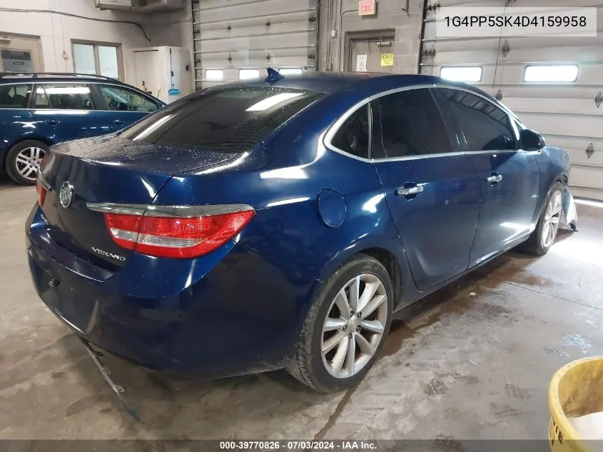 2013 Buick Verano VIN: 1G4PP5SK4D4159958 Lot: 39770826