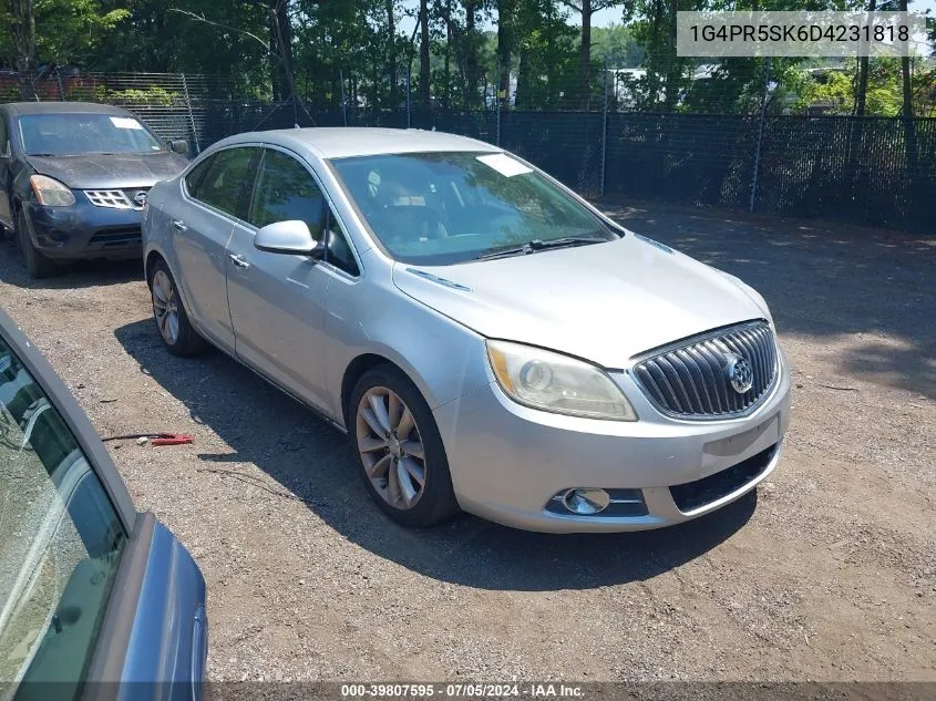 2013 Buick Verano Convenience Group VIN: 1G4PR5SK6D4231818 Lot: 39807595