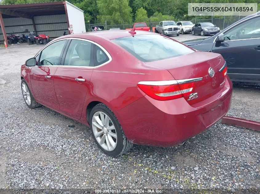 2013 Buick Verano VIN: 1G4PS5SK6D4168594 Lot: 39810133