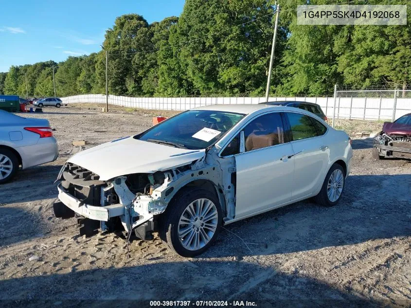 2013 Buick Verano VIN: 1G4PP5SK4D4192068 Lot: 39817397