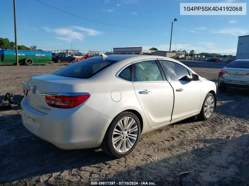 2013 Buick Verano VIN: 1G4PP5SK4D4192068 Lot: 39817397