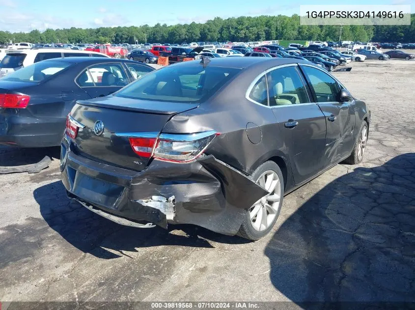 2013 Buick Verano VIN: 1G4PP5SK3D4149616 Lot: 39819568