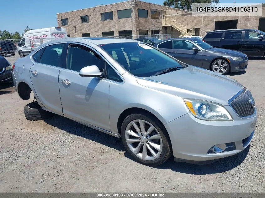 2013 Buick Verano VIN: 1G4PS5SK8D4106310 Lot: 39830199