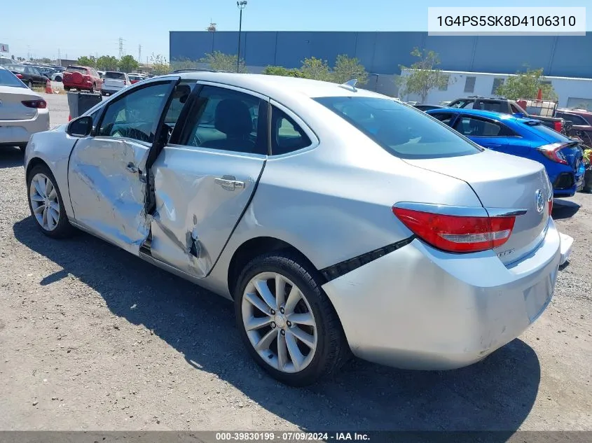 2013 Buick Verano VIN: 1G4PS5SK8D4106310 Lot: 39830199