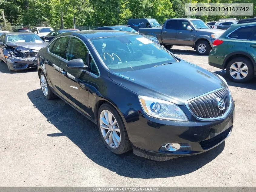 2013 Buick Verano Leather Group VIN: 1G4PS5SK1D4167742 Lot: 39833034