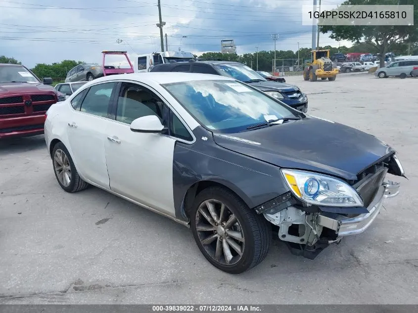 2013 Buick Verano VIN: 1G4PP5SK2D4165810 Lot: 39839022