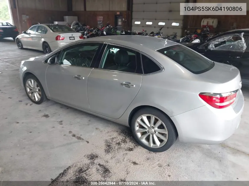 1G4PS5SK6D4190806 2013 Buick Verano Leather Group