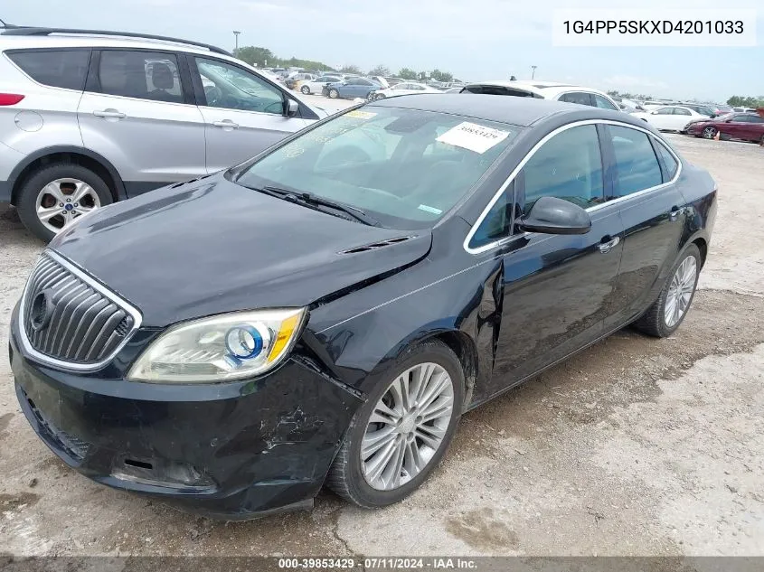 2013 Buick Verano VIN: 1G4PP5SKXD4201033 Lot: 39853429