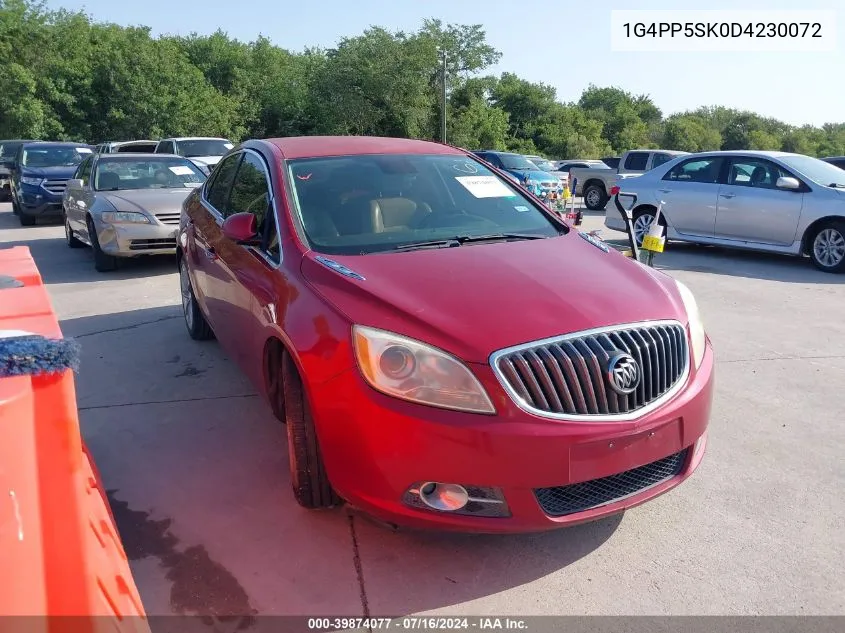 2013 Buick Verano VIN: 1G4PP5SK0D4230072 Lot: 39874077