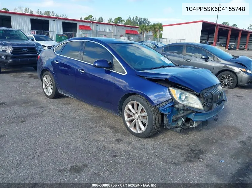 2013 Buick Verano VIN: 1G4PP5SK6D4155748 Lot: 39880756