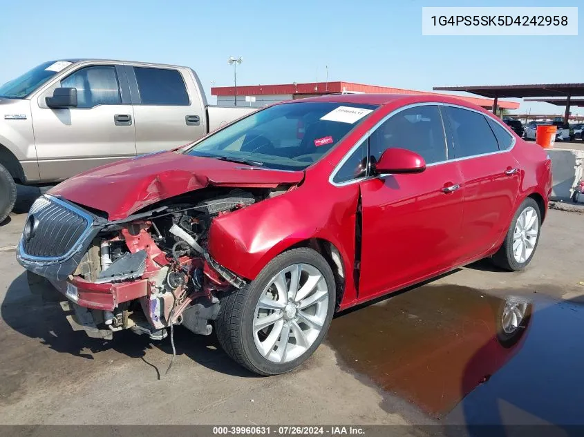 1G4PS5SK5D4242958 2013 Buick Verano Leather Group