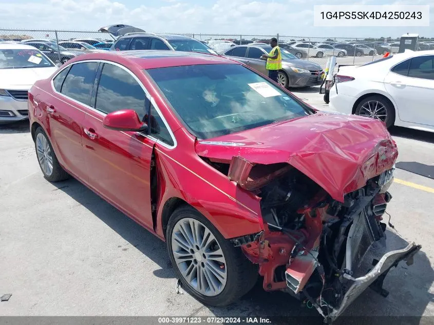 2013 Buick Verano Leather Group VIN: 1G4PS5SK4D4250243 Lot: 39971223