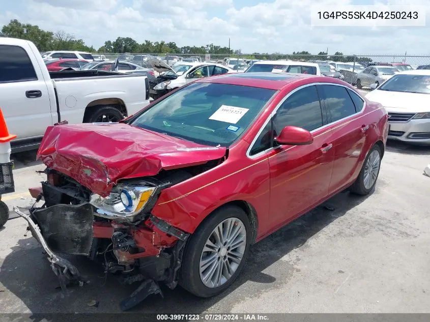 1G4PS5SK4D4250243 2013 Buick Verano Leather Group