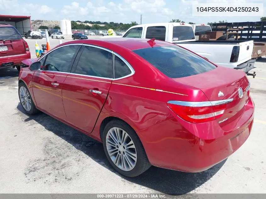 2013 Buick Verano Leather Group VIN: 1G4PS5SK4D4250243 Lot: 39971223