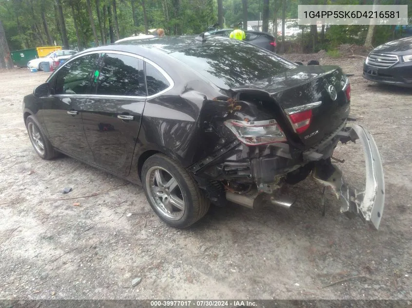 2013 Buick Verano VIN: 1G4PP5SK6D4216581 Lot: 39977017