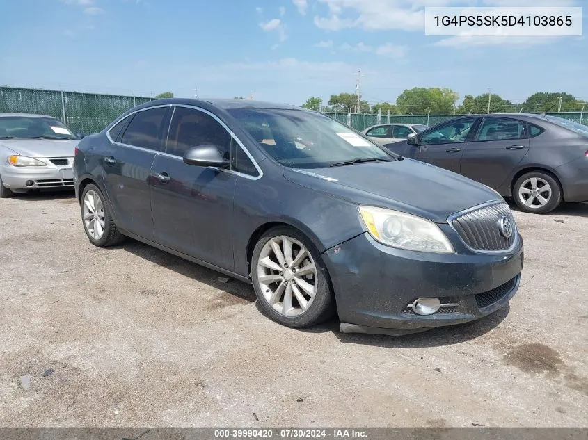 2013 Buick Verano Leather Group VIN: 1G4PS5SK5D4103865 Lot: 39990420