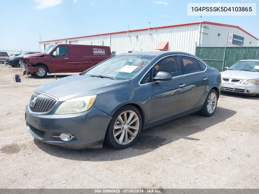 2013 Buick Verano Leather Group VIN: 1G4PS5SK5D4103865 Lot: 39990420