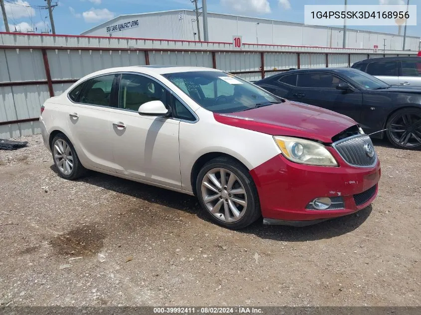 2013 Buick Verano Leather Group VIN: 1G4PS5SK3D4168956 Lot: 39992411