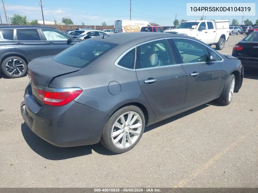 2013 Buick Verano Convenience Group VIN: 1G4PR5SK0D4104319 Lot: 40015935