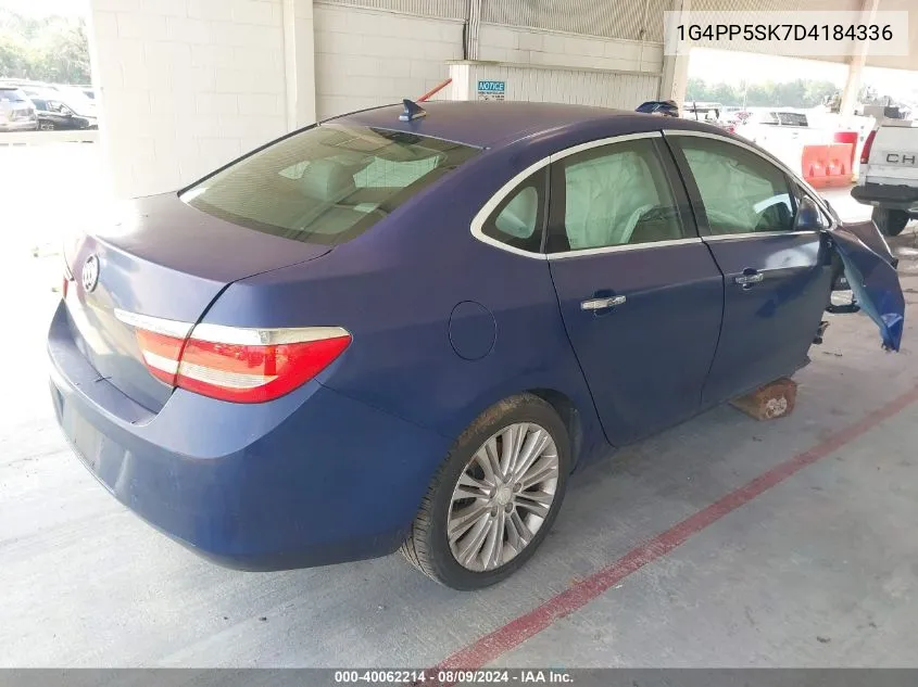 2013 Buick Verano VIN: 1G4PP5SK7D4184336 Lot: 40062214