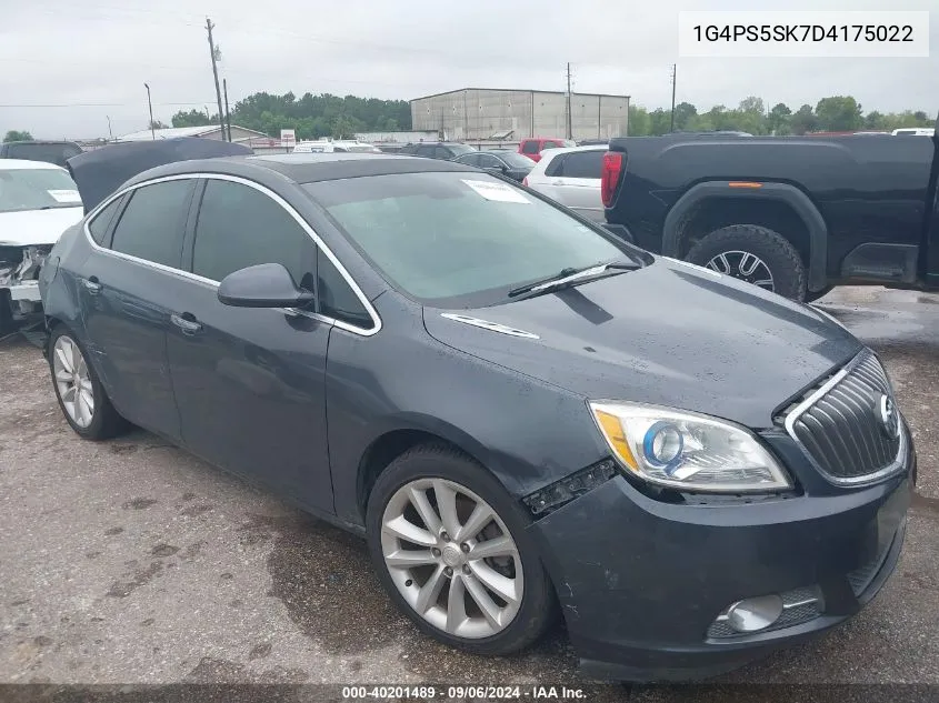 2013 Buick Verano Leather Group VIN: 1G4PS5SK7D4175022 Lot: 40201489