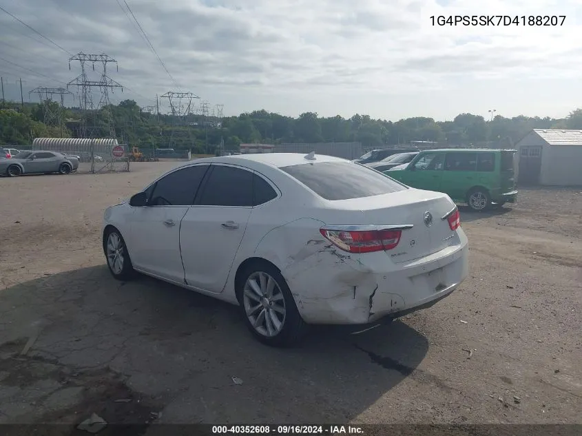 2013 Buick Verano VIN: 1G4PS5SK7D4188207 Lot: 40352608