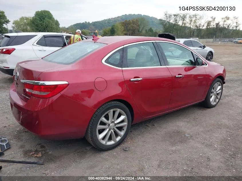 2013 Buick Verano VIN: 1G4PS5SK5D4200130 Lot: 40382946