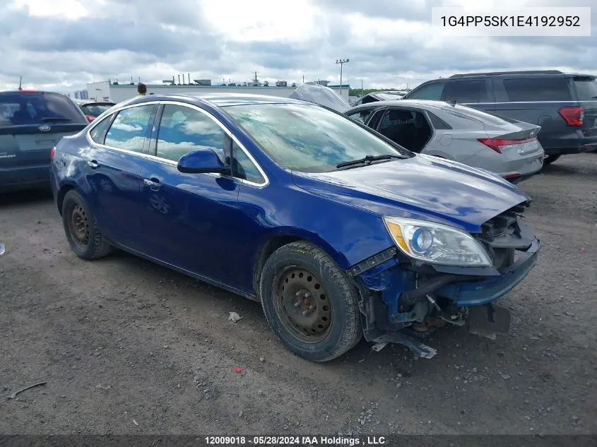 1G4PP5SK1E4192952 2014 Buick Verano