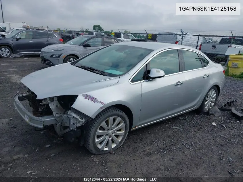 1G4PN5SK1E4125158 2014 Buick Verano