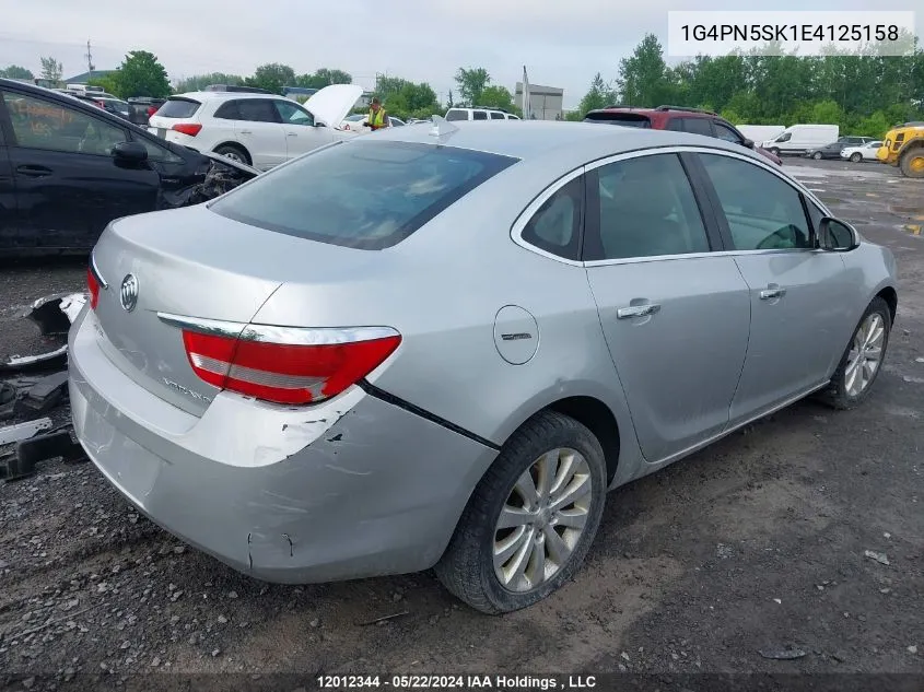 2014 Buick Verano VIN: 1G4PN5SK1E4125158 Lot: 12012344