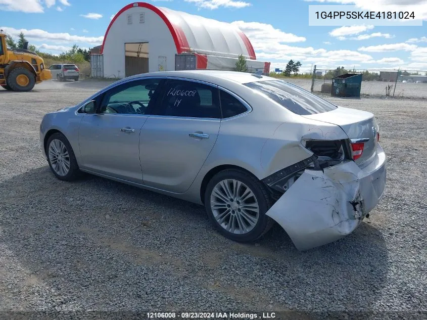 2014 Buick Verano VIN: 1G4PP5SK4E4181024 Lot: 12106008