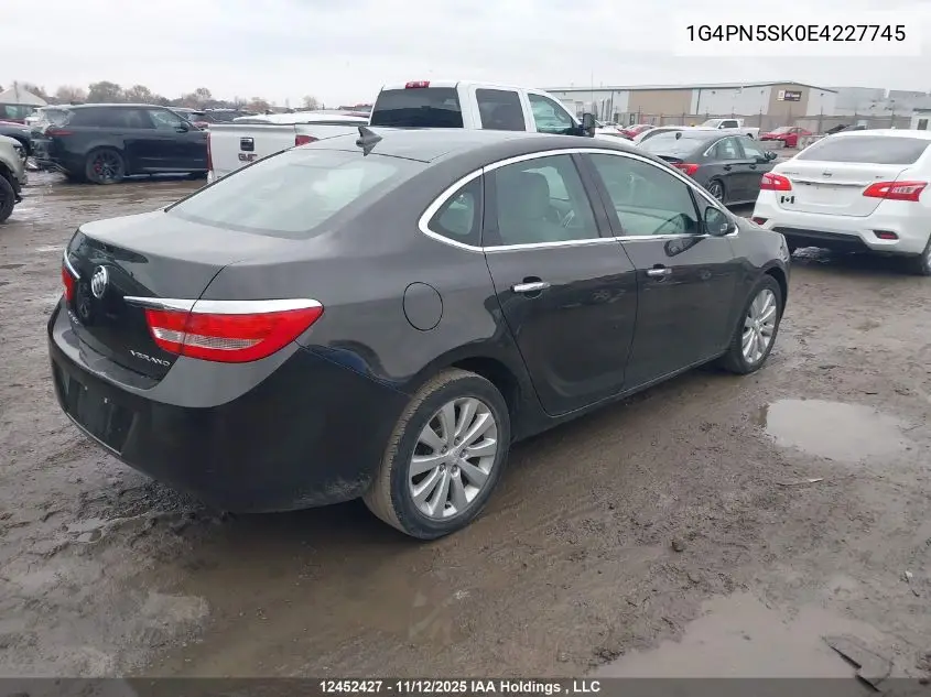 1G4PN5SK0E4227745 2014 Buick Verano