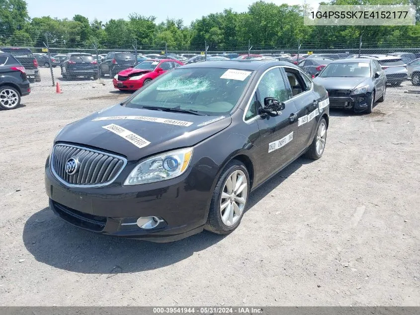 2014 Buick Verano Leather Group VIN: 1G4PS5SK7E4152177 Lot: 39541944