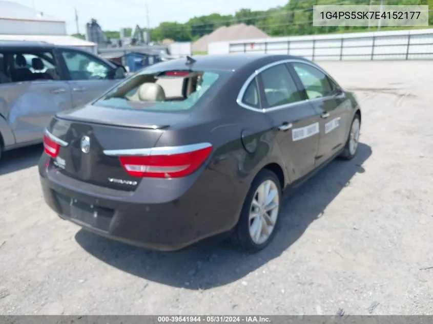 2014 Buick Verano Leather Group VIN: 1G4PS5SK7E4152177 Lot: 39541944