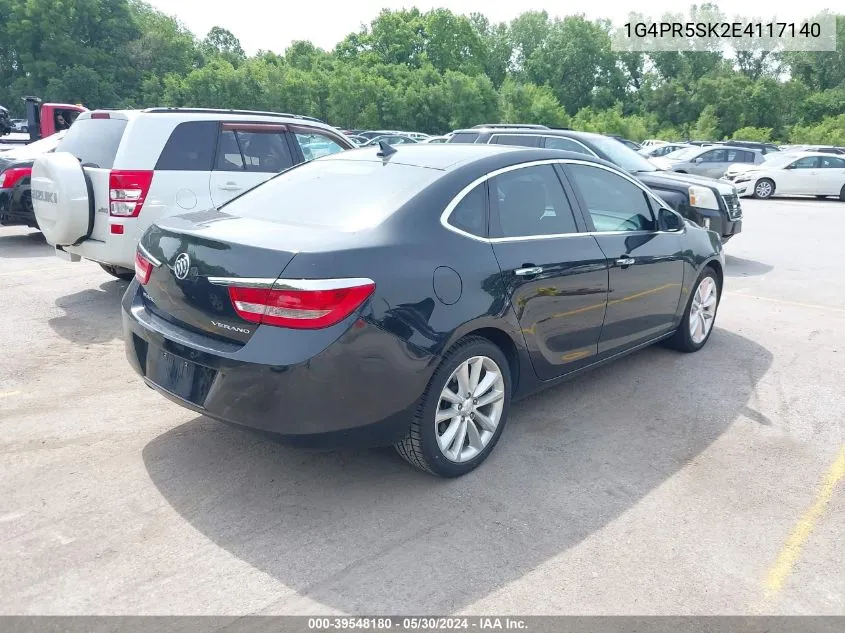 2014 Buick Verano Convenience Group VIN: 1G4PR5SK2E4117140 Lot: 39548180