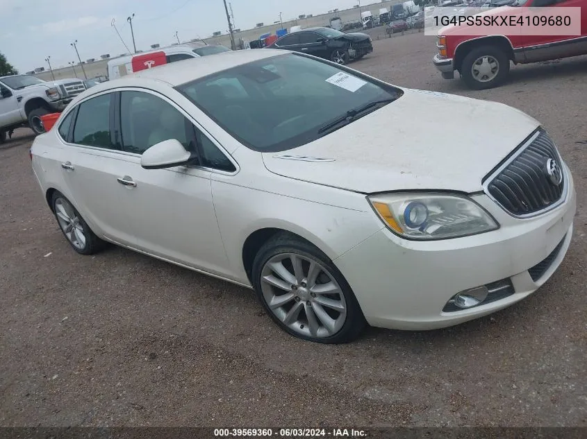 2014 Buick Verano Leather Group VIN: 1G4PS5SKXE4109680 Lot: 39569360