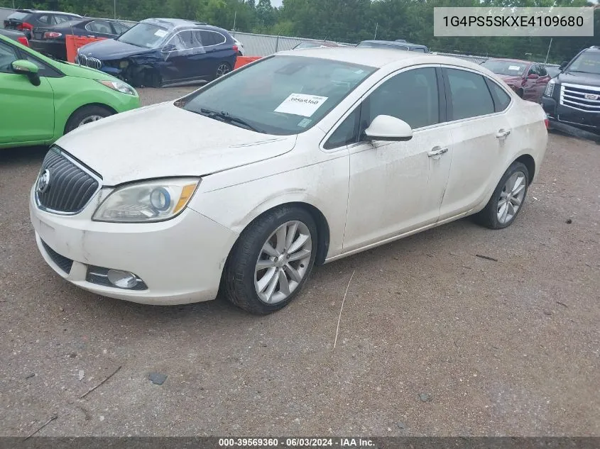 2014 Buick Verano Leather Group VIN: 1G4PS5SKXE4109680 Lot: 39569360