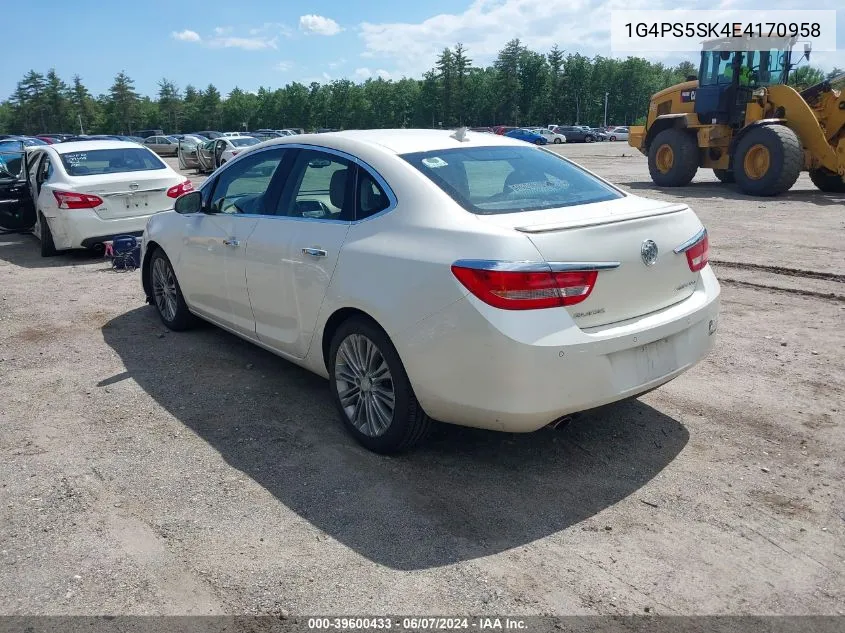 1G4PS5SK4E4170958 2014 Buick Verano Leather Group