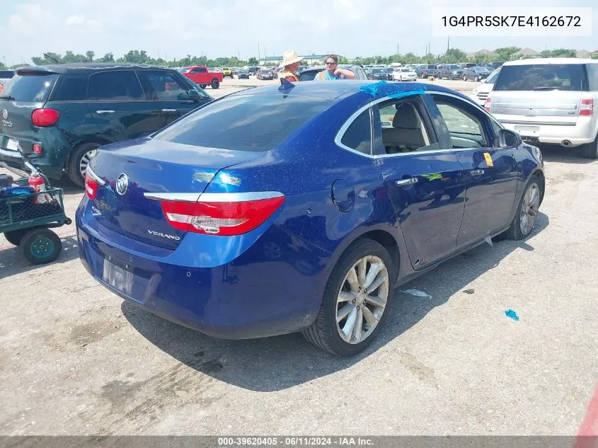 2014 Buick Verano Convenience Group VIN: 1G4PR5SK7E4162672 Lot: 39620405